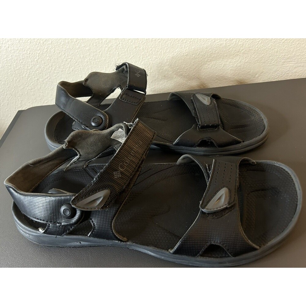 Columbia Sandals Mens Omni Grip Strappy Hiking Black Outdoors - Size 12
